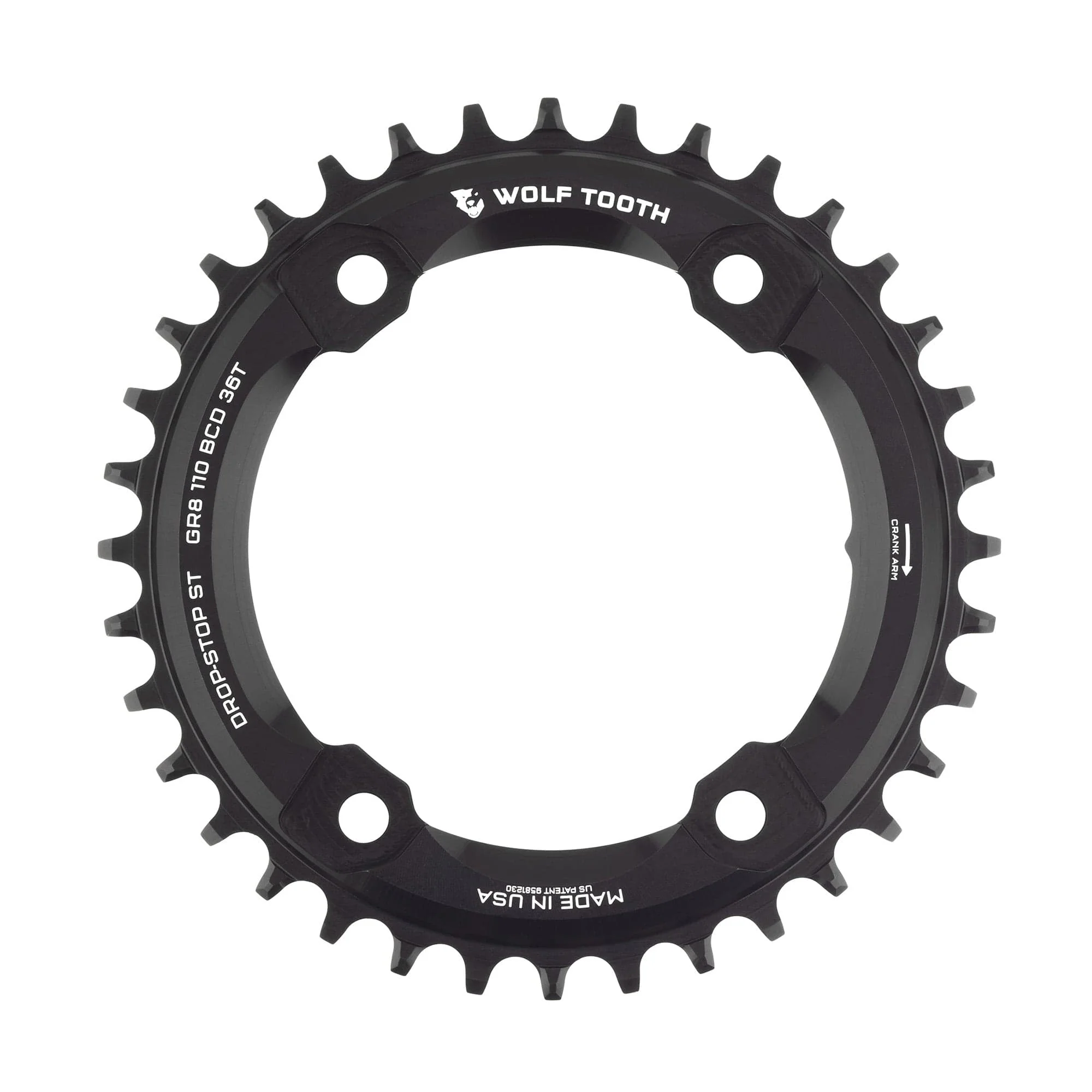 110 BCD Asymmetric 4-Bolt Chainrings for Shimano GRX Cranks - Image 12