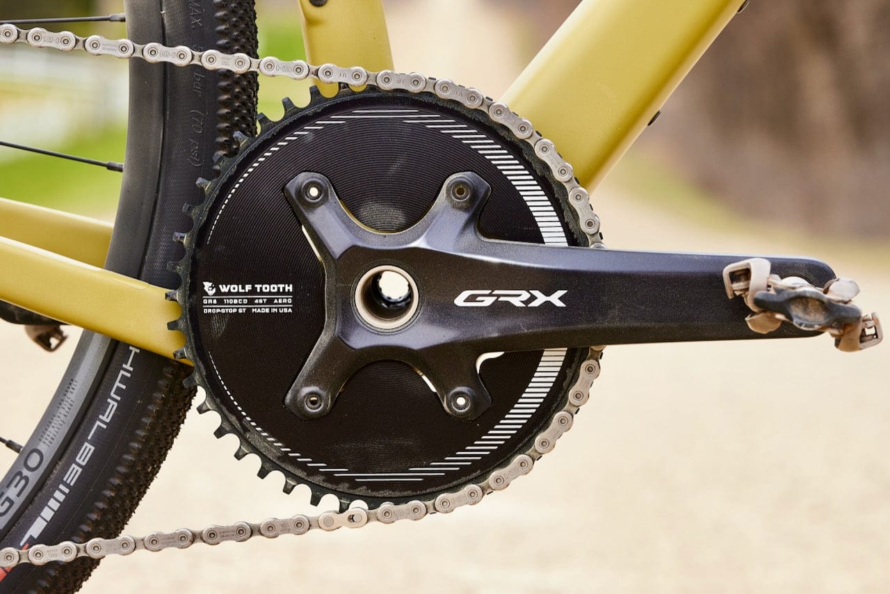Aero 110 BCD Asymmetric 4-Bolt Chainrings for Shimano GRX 800 Cranks - Image 5