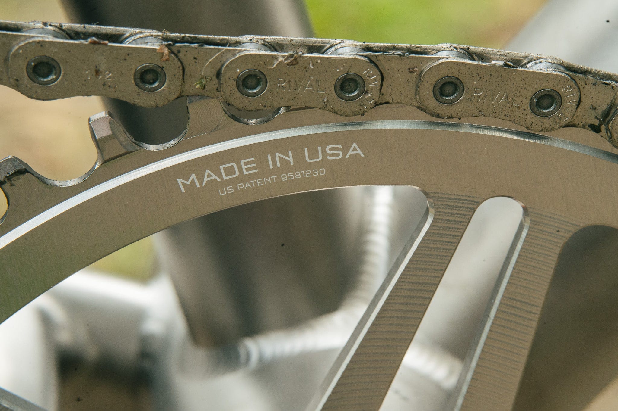 Direct Mount Chainrings for SRAM 8-Bolt Mountain Cranks - Raw Silver - Image 3