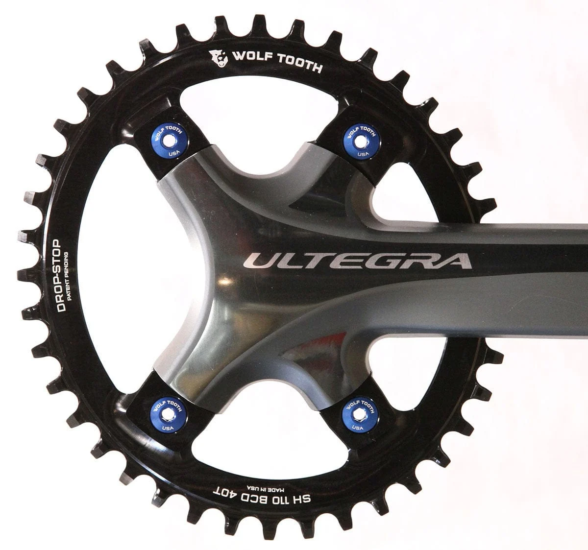 Oval 110 BCD Asymmetric 4-Bolt Chainrings for Shimano Cranks - Image 3
