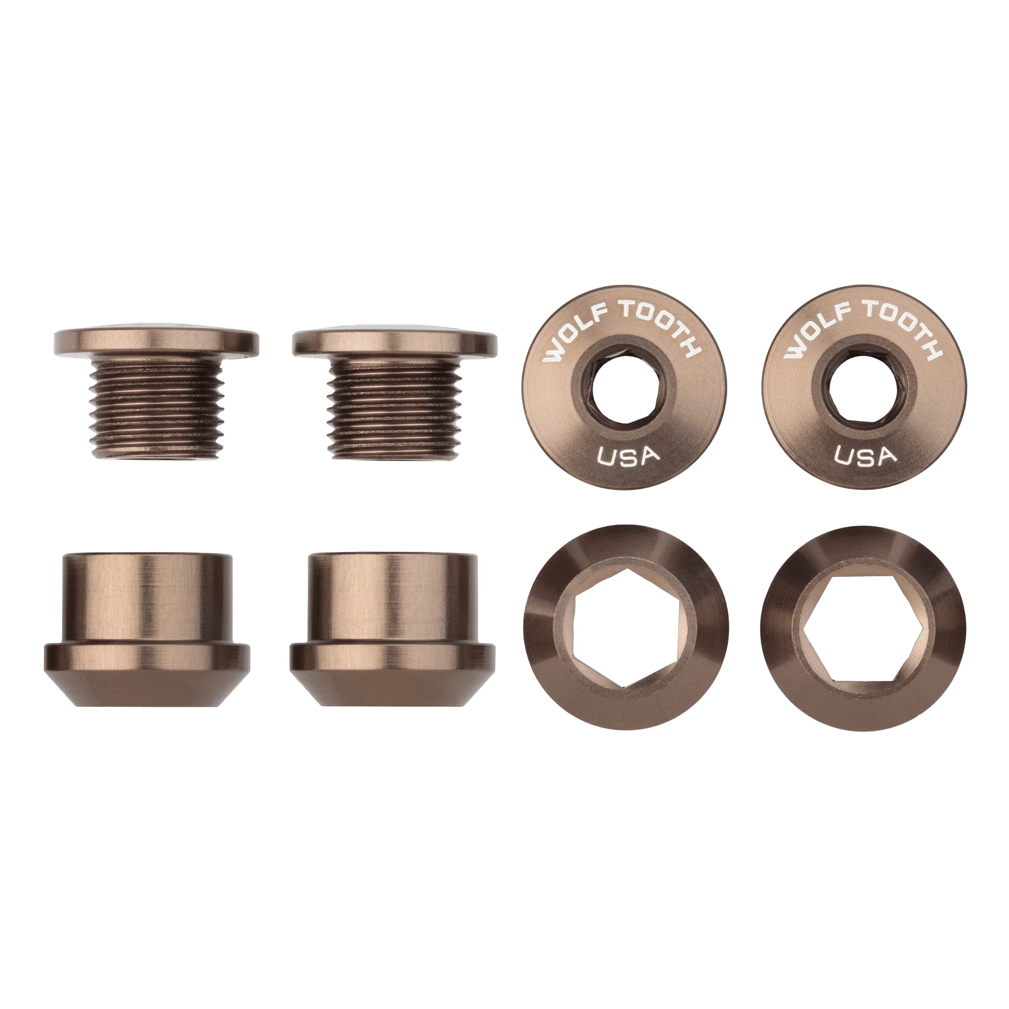Set of 4 Chainring Bolts+Nuts for 1X - Image 8